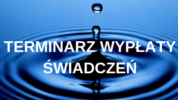 Terminarz wypłaty świadczeń w 2025 r.